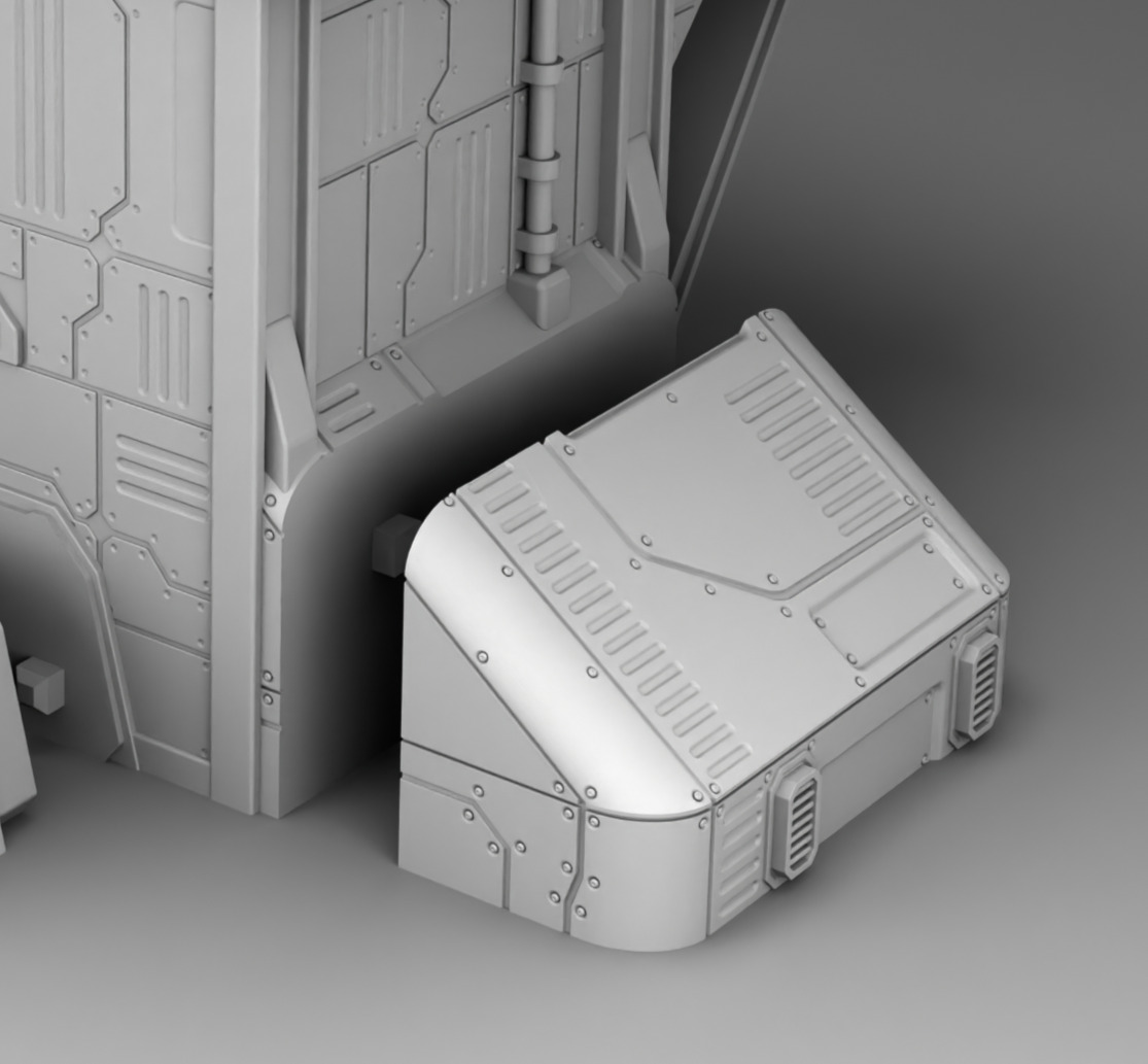 Martian Production workshop 3D print model_15