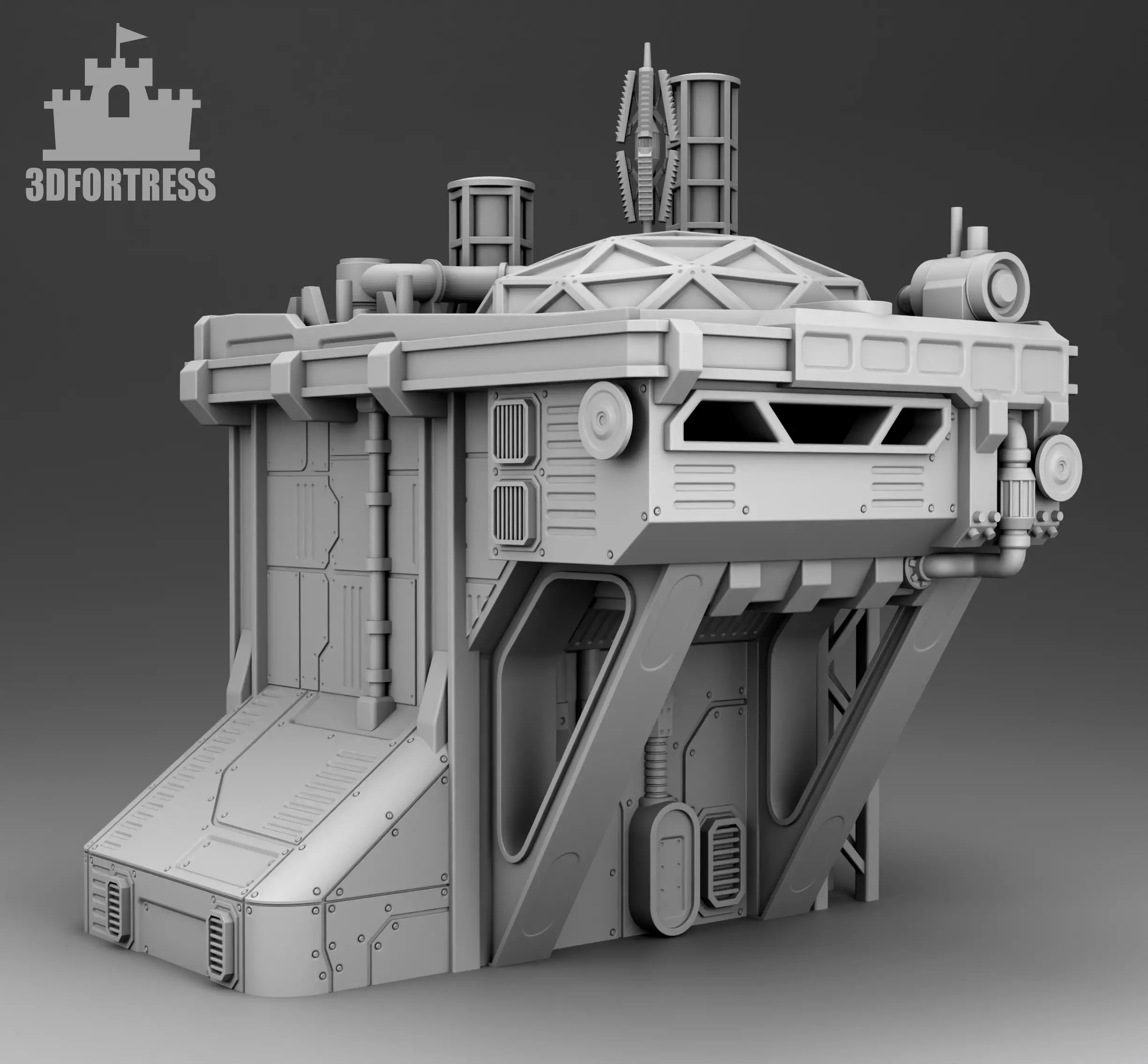 Martian Production workshop 3D print model_0