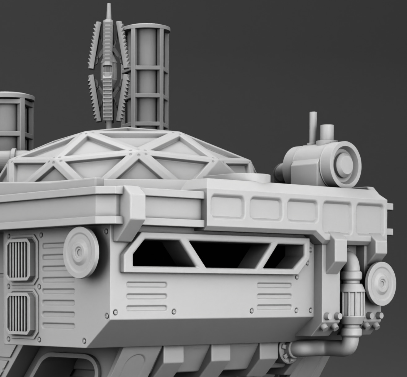 Martian Production workshop 3D print model_6