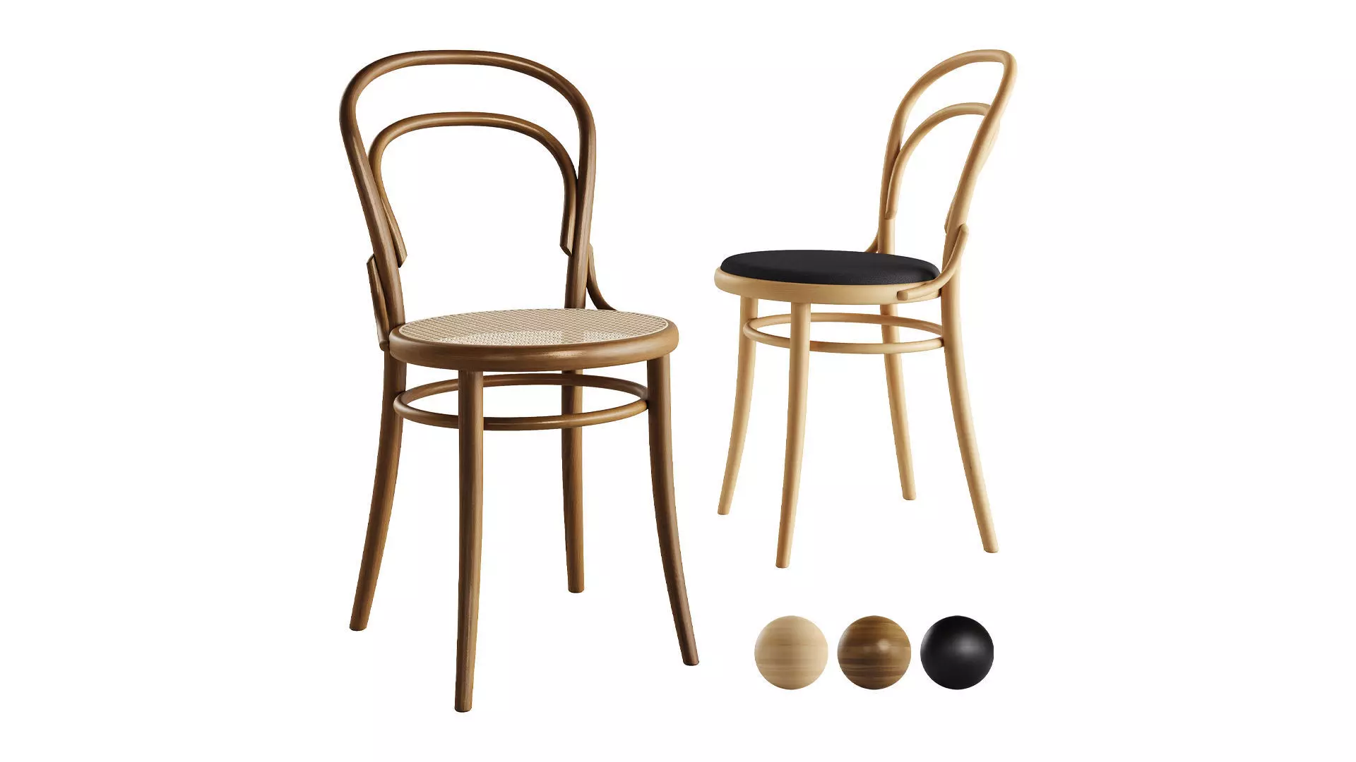 14 Chair by TON 3D model