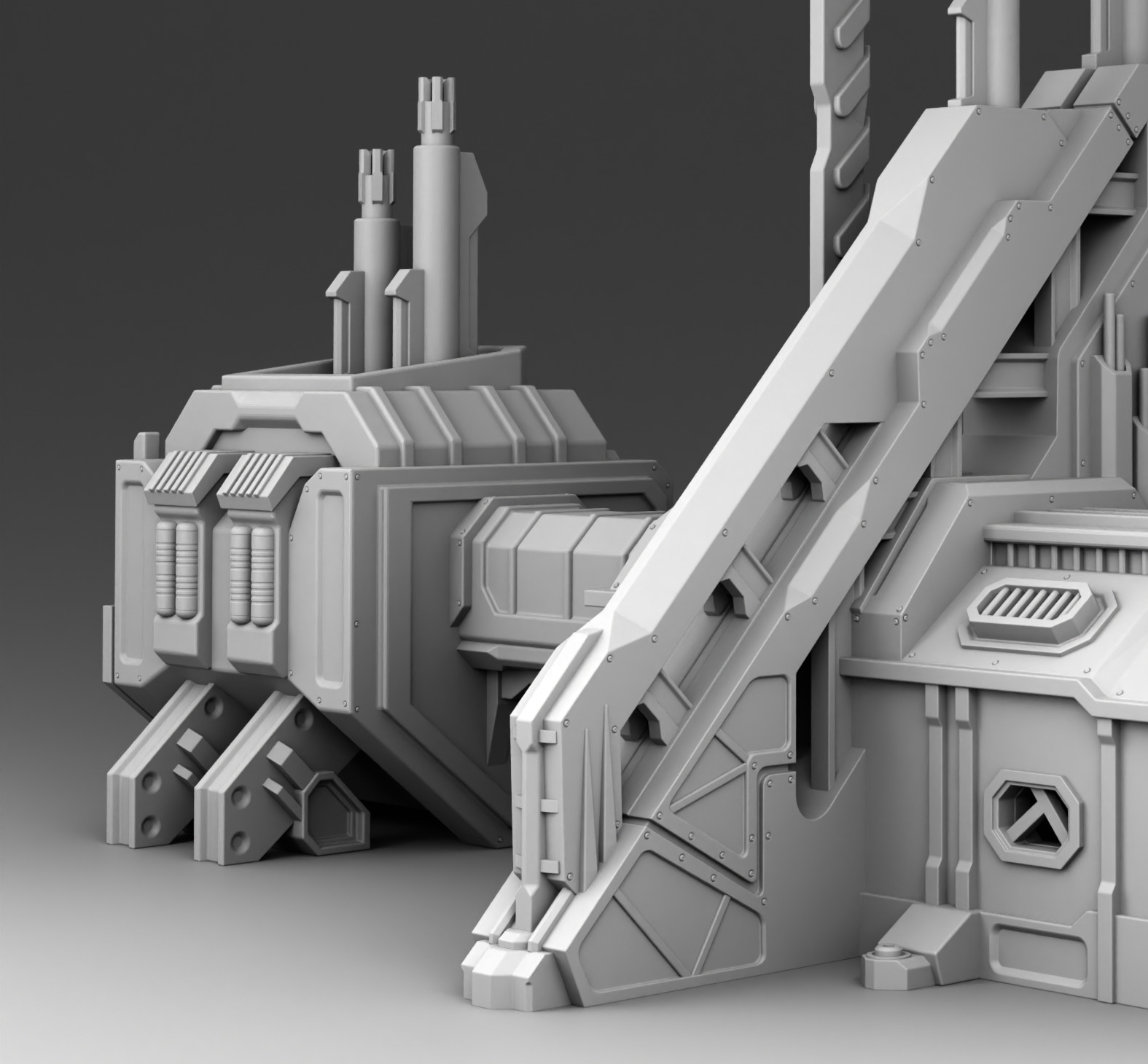 Martian Strategic Management Center 3D print model_9