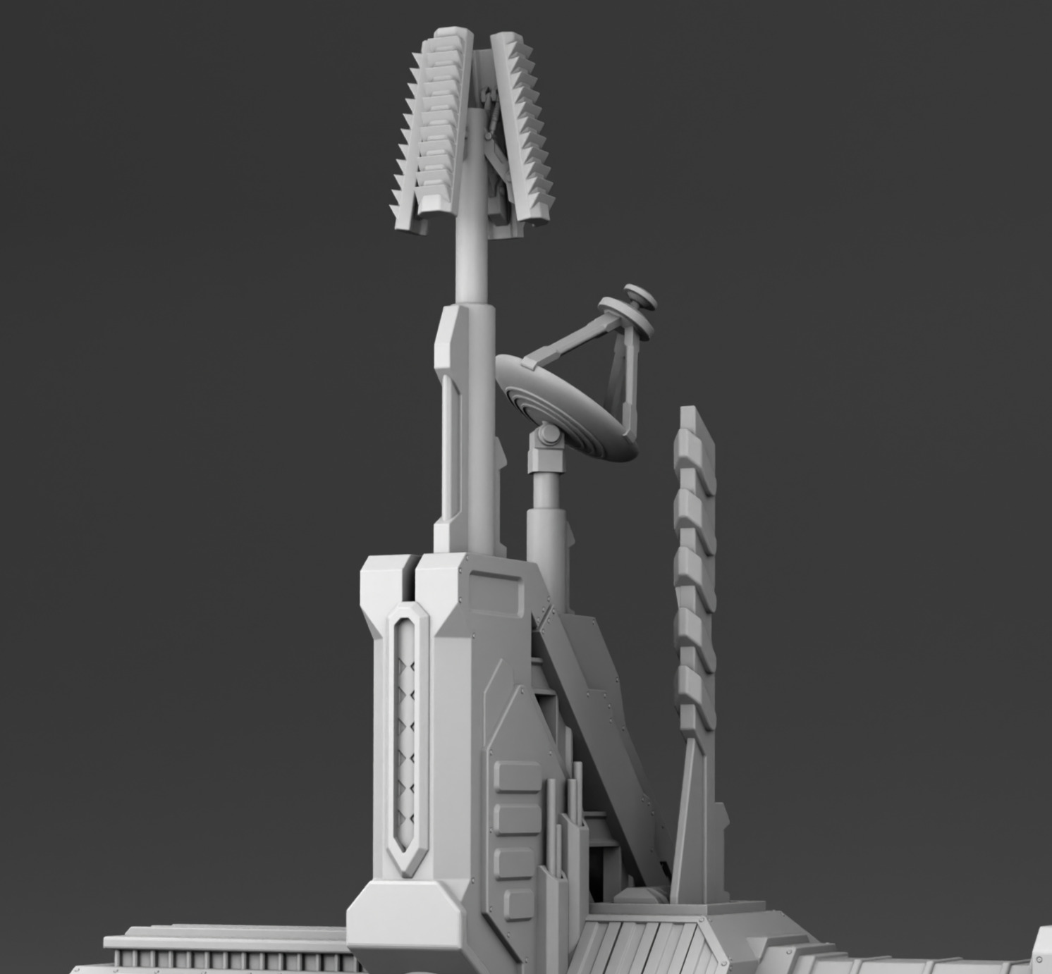 Martian Strategic Management Center 3D print model_4