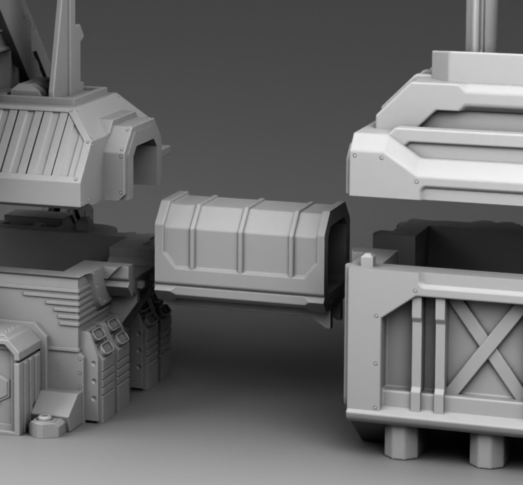 Martian Strategic Management Center 3D print model_14