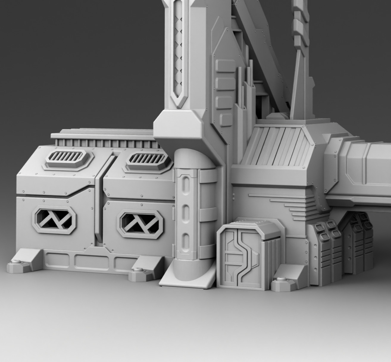 Martian Strategic Management Center 3D print model_5