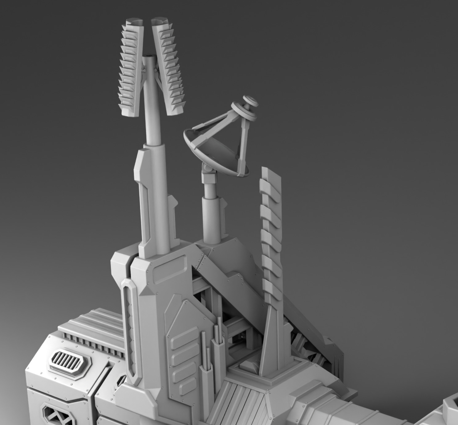 Martian Strategic Management Center 3D print model_11