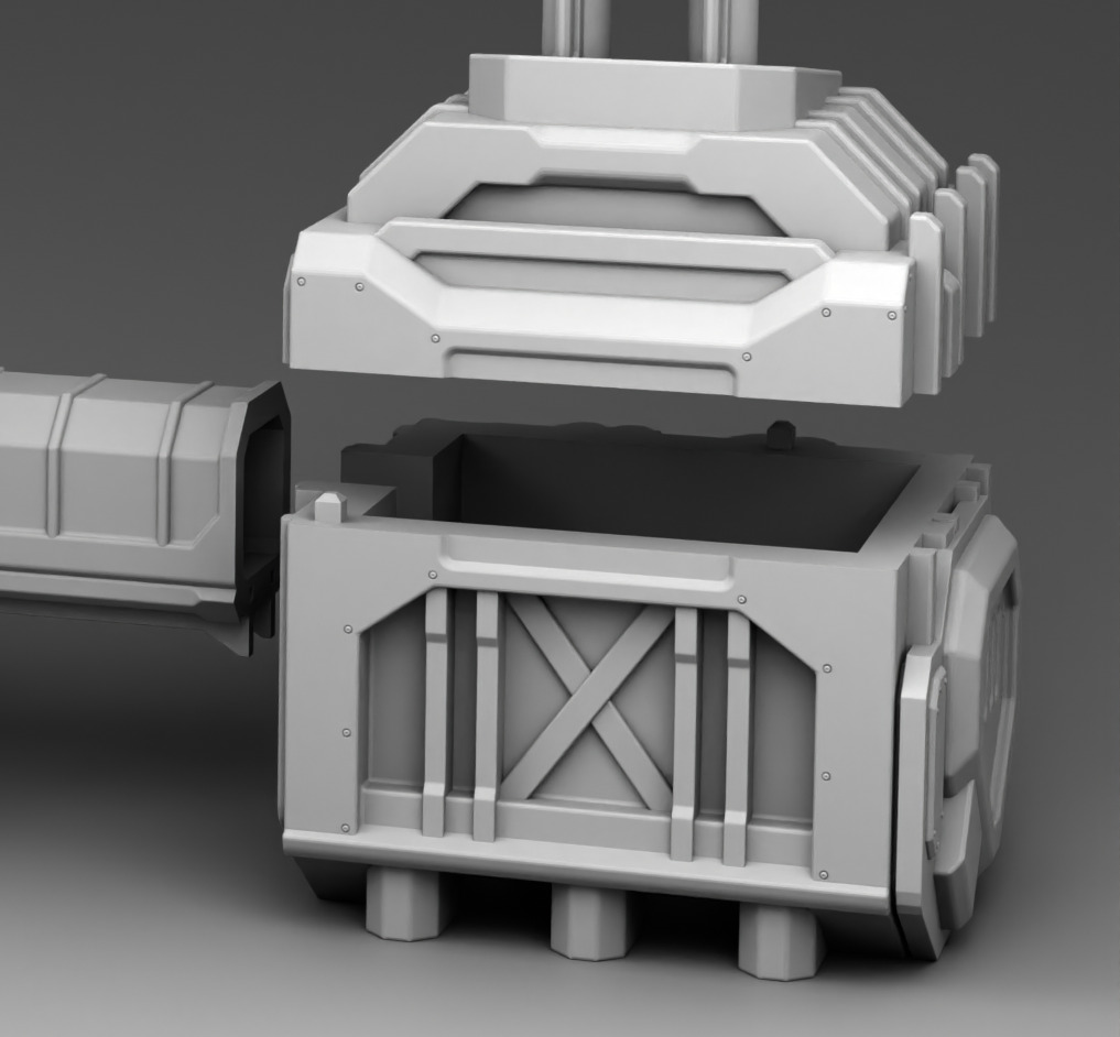 Martian Strategic Management Center 3D print model_15