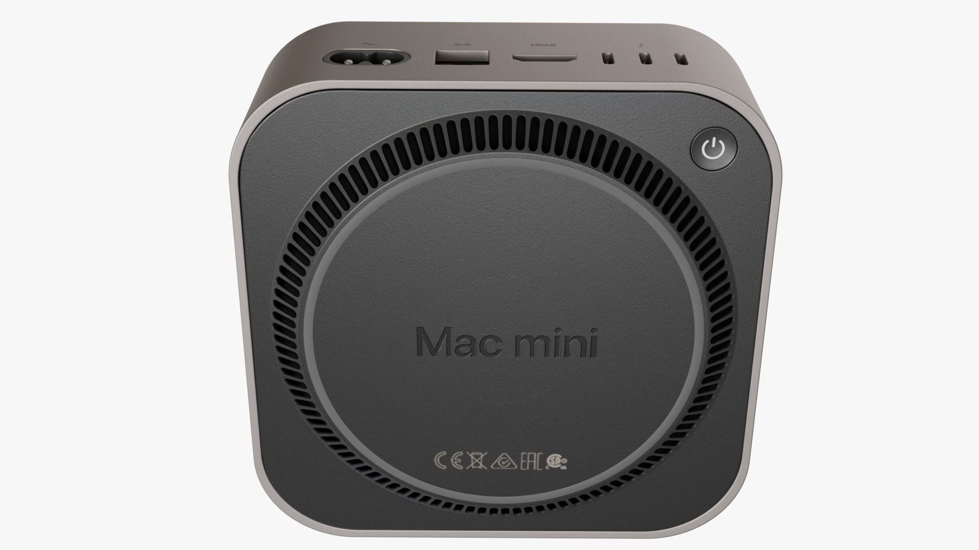 Mac Mini M4 2024 3D model_5
