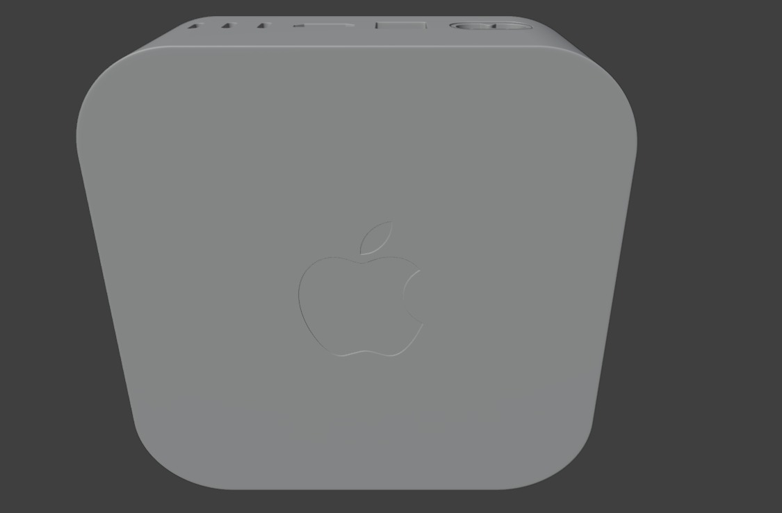 Mac Mini M4 2024 3D model_11
