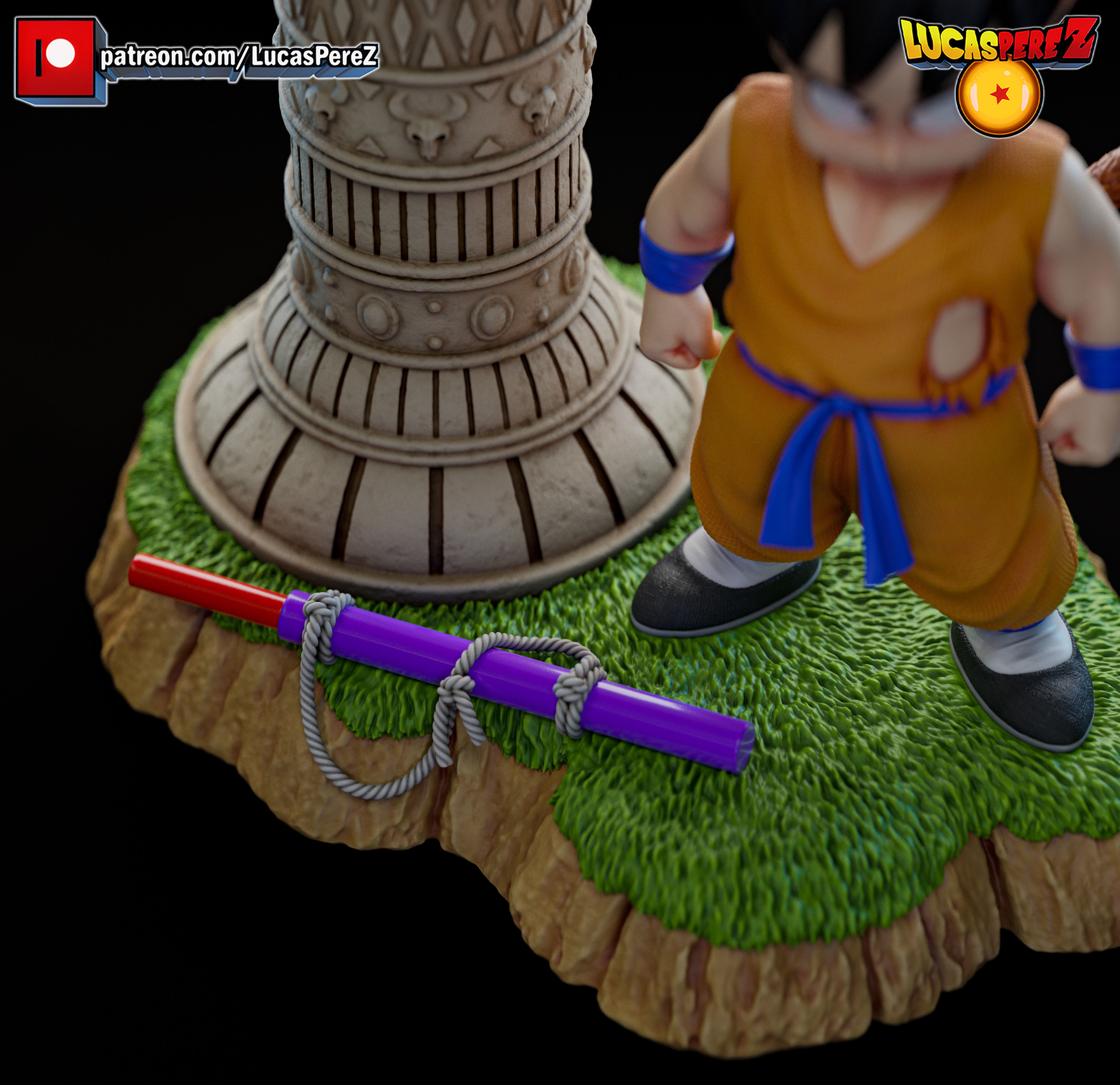 KID GOKU TORRE KARIN 3D print model_22