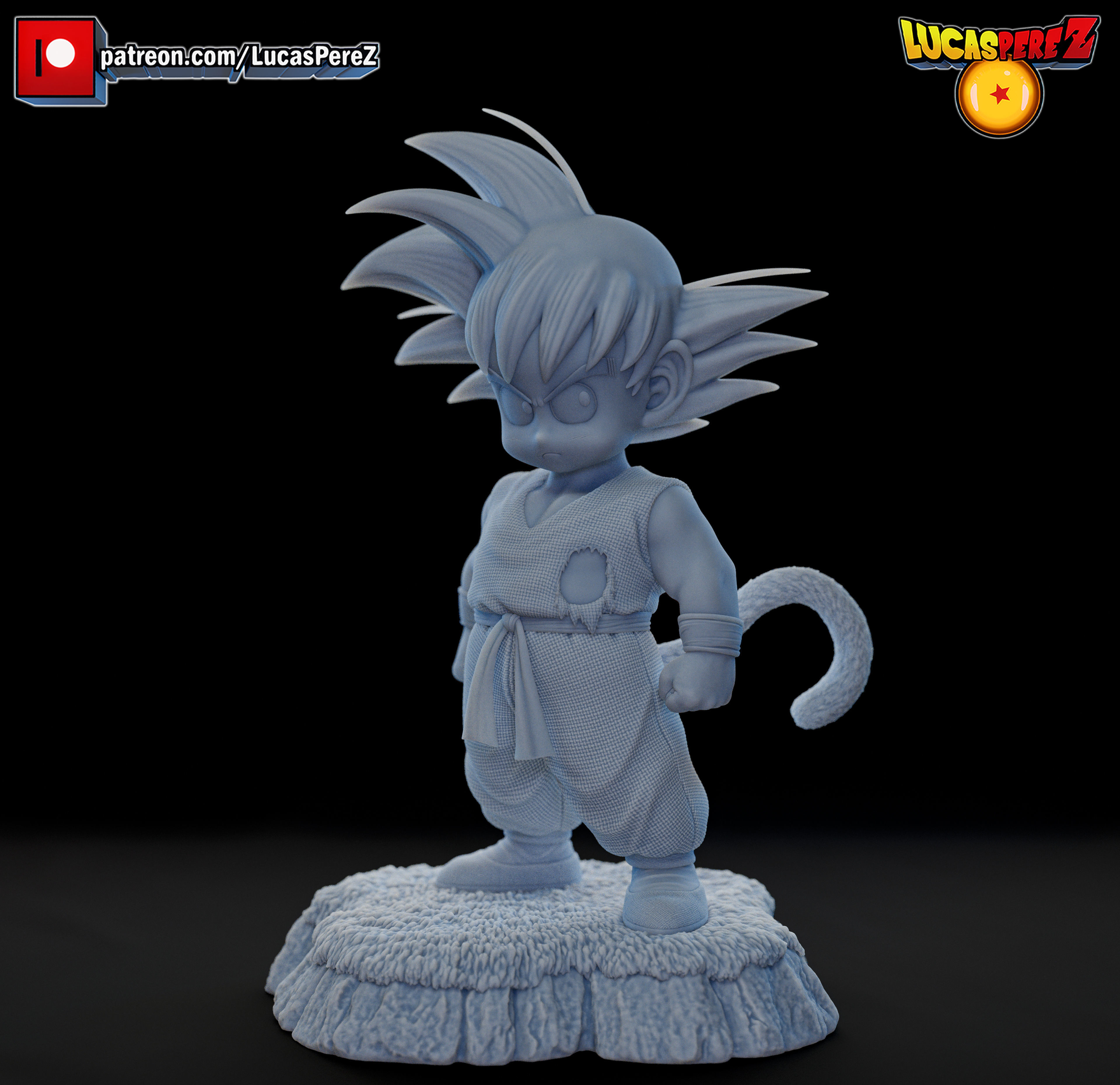 KID GOKU TORRE KARIN 3D print model_10