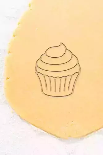 Cupcake Cookie Cutter - Biscuit Cutter
