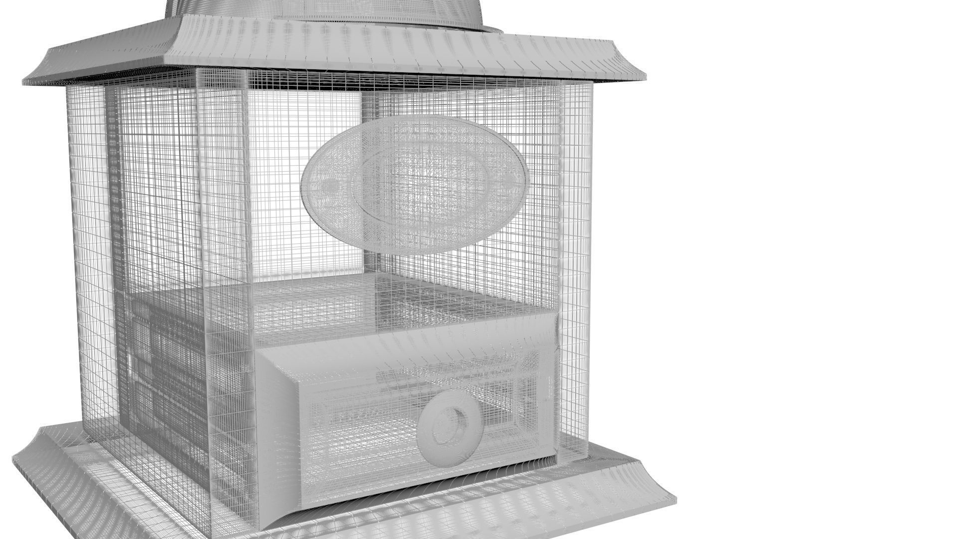 Vintage Coffee Grinder 3D model_29