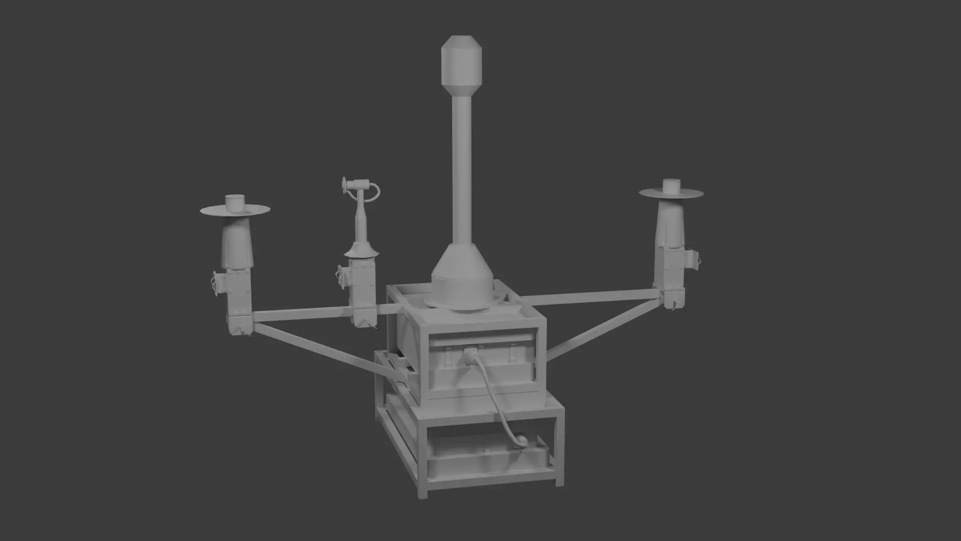 EWS RP-377 Low-poly 3D model_0