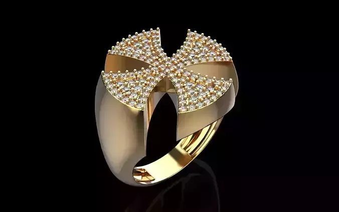 Cross men signet ring model 1030