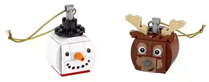 PixelBricks3D - LEGO - Snowman and Reindeer Duo - 854050 3D print model