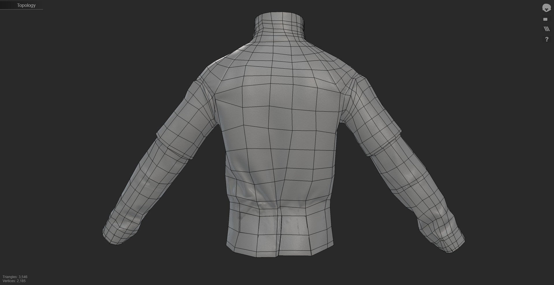 Austrian Police Cobra Tactical Shirt Officer Clothing Uniform  Low-poly 3D model_9