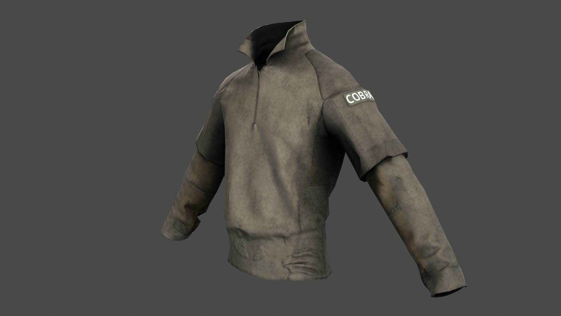 Austrian Police Cobra Tactical Shirt Officer Clothing Uniform  Low-poly 3D model_22