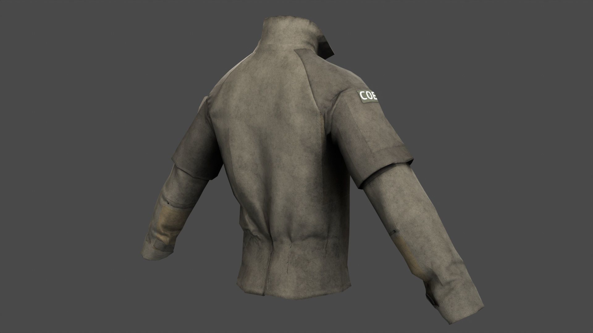 Austrian Police Cobra Tactical Shirt Officer Clothing Uniform  Low-poly 3D model_19