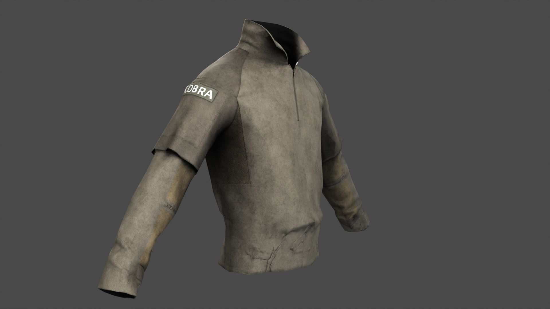 Austrian Police Cobra Tactical Shirt Officer Clothing Uniform  Low-poly 3D model_18