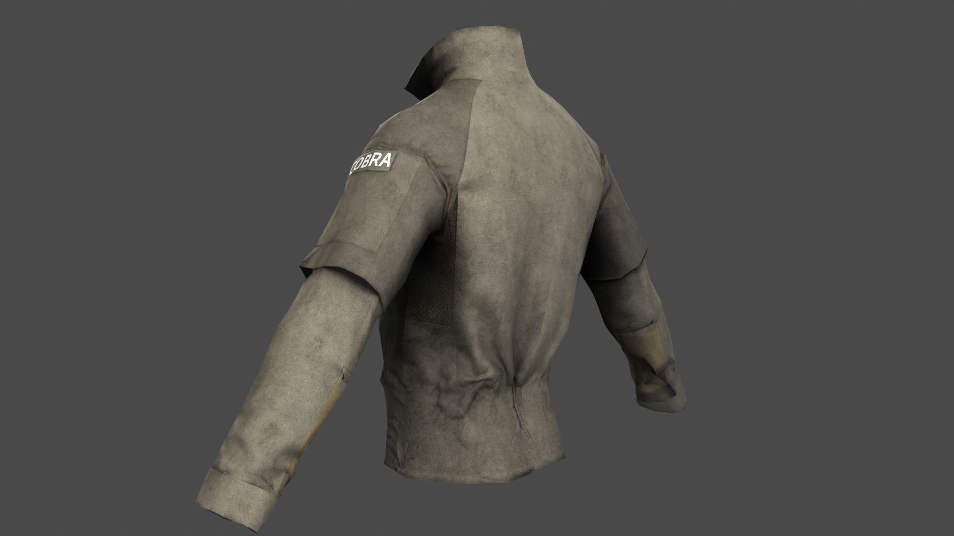 Austrian Police Cobra Tactical Shirt Officer Clothing Uniform  Low-poly 3D model_21