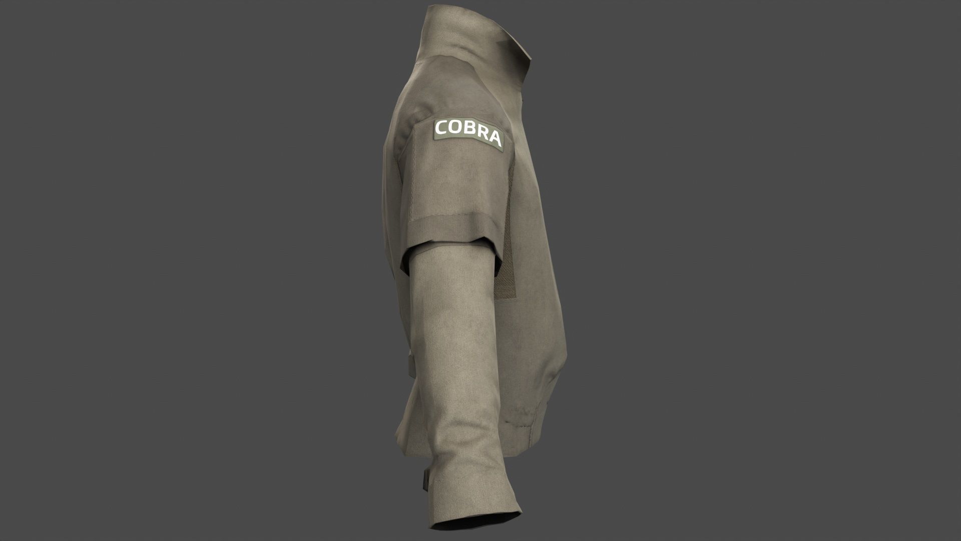 Austrian Police Cobra Tactical Shirt Officer Clothing Uniform  Low-poly 3D model_13