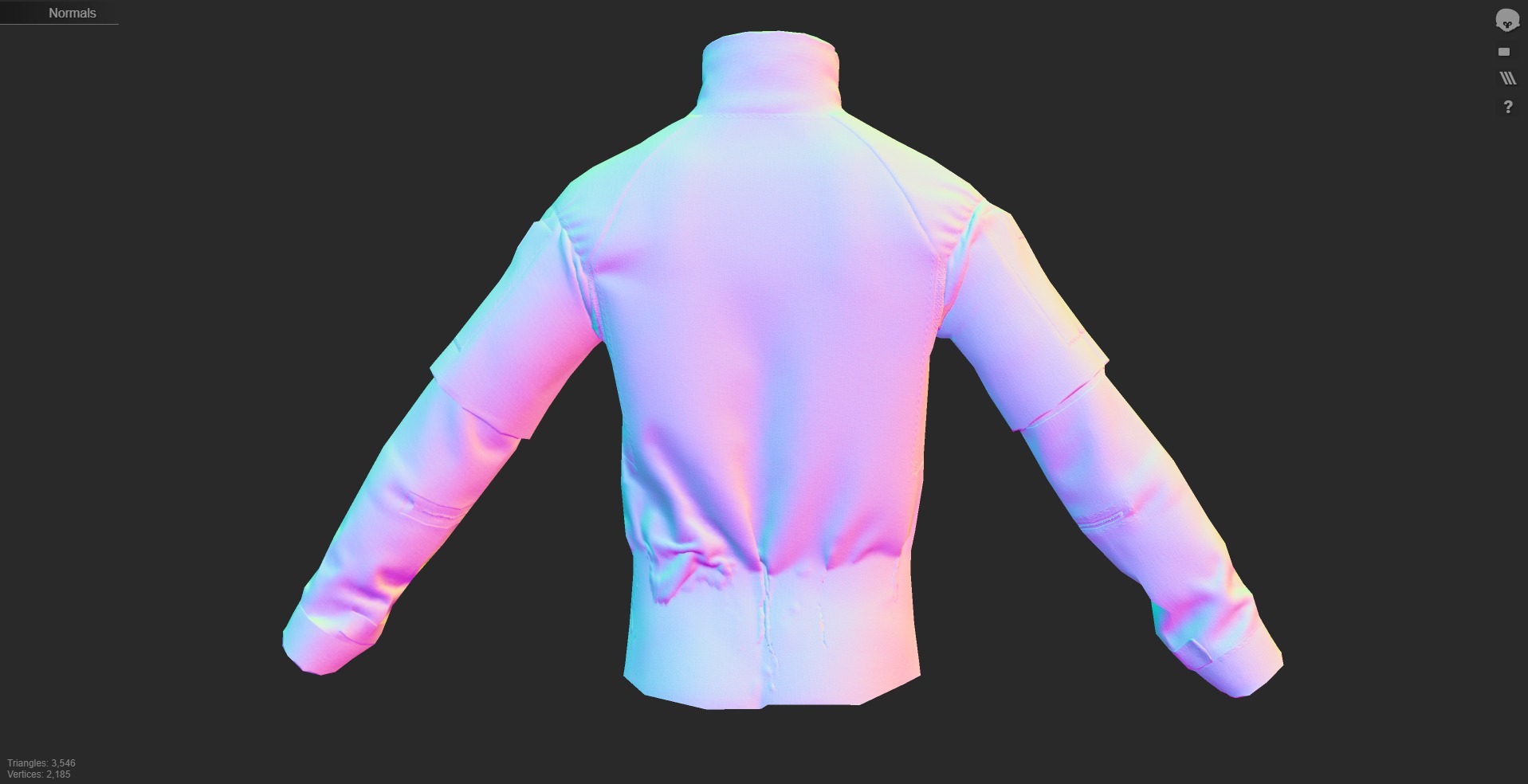 Austrian Police Cobra Tactical Shirt Officer Clothing Uniform  Low-poly 3D model_11