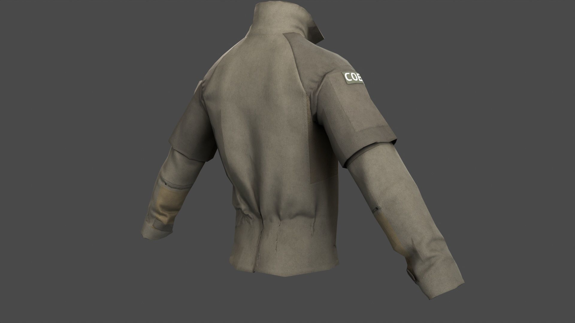 Austrian Police Cobra Tactical Shirt Officer Clothing Uniform  Low-poly 3D model_14