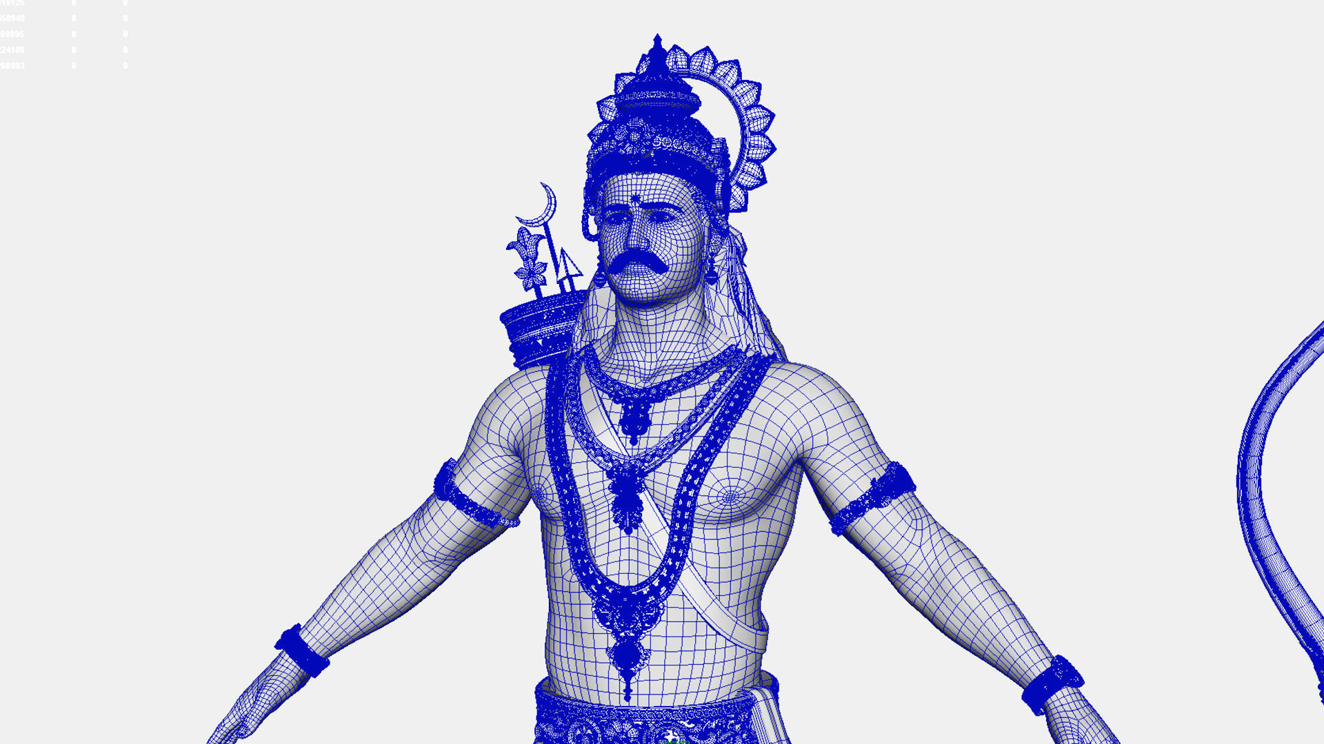 indian king 3D model_13