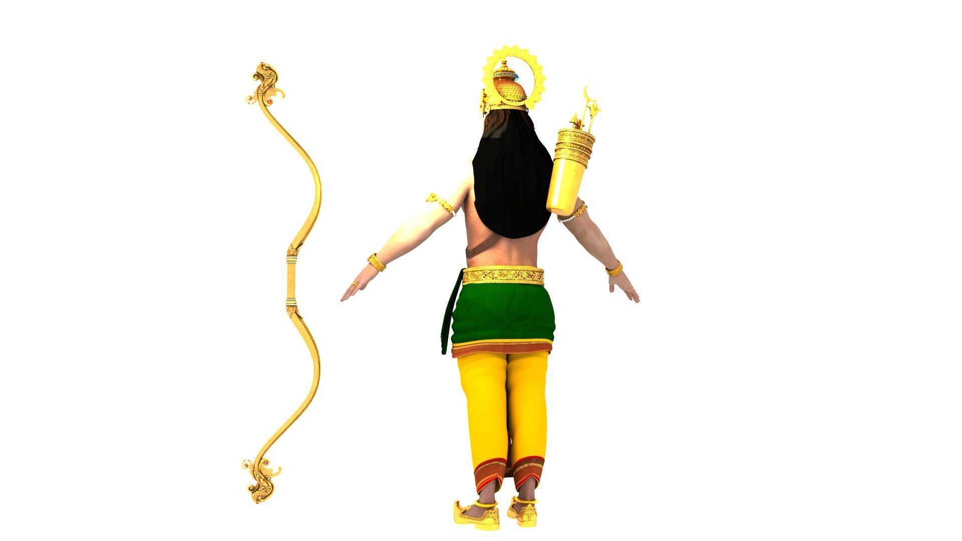 indian king 3D model_18