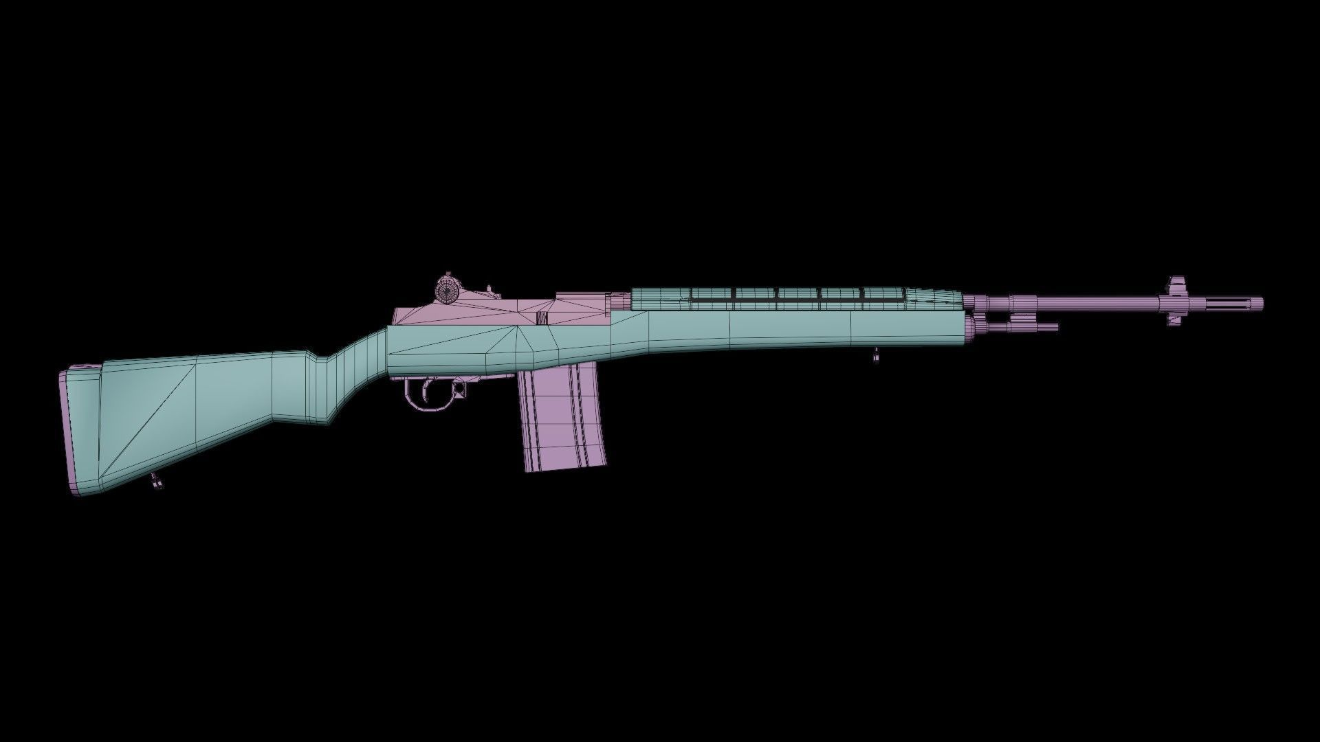 Springfield M14 3D model_3