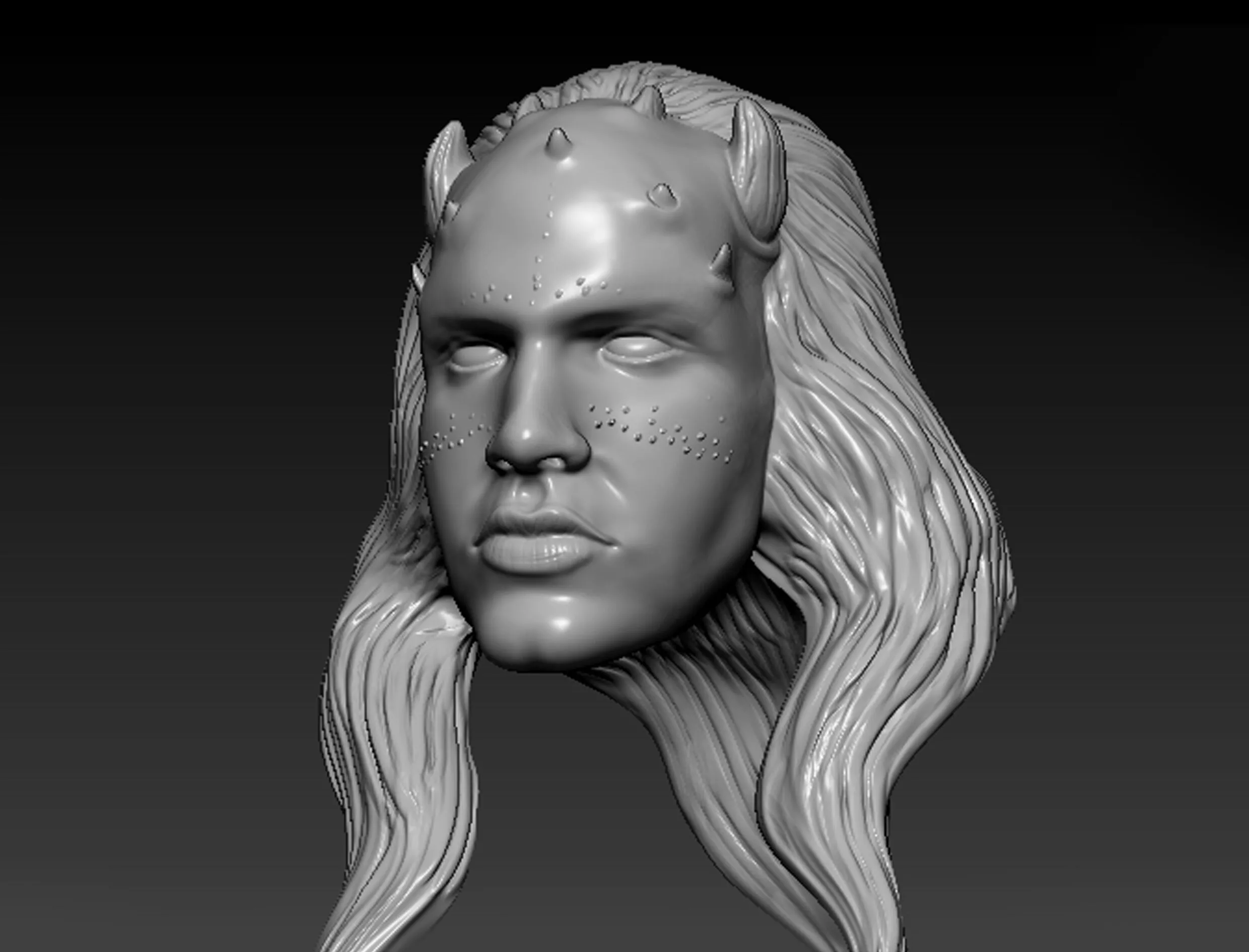 AGEN KOLAR JEDI HEAD - STAR WARS REVENGE OF THE SITH 3D model 3D