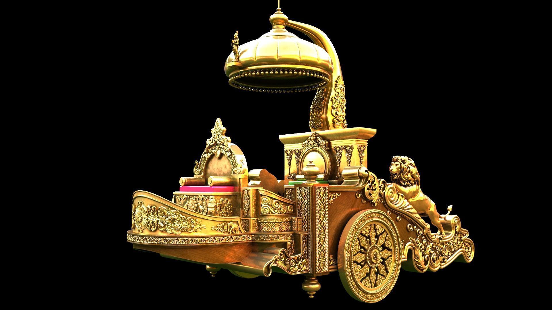 chariot  3D model_11