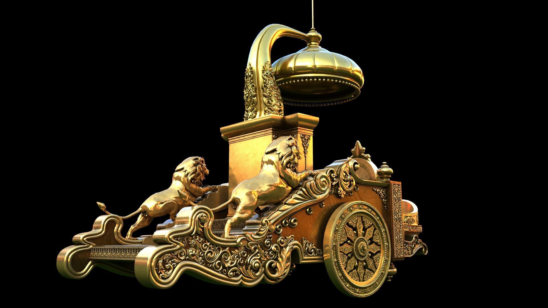 chariot  3D model_18