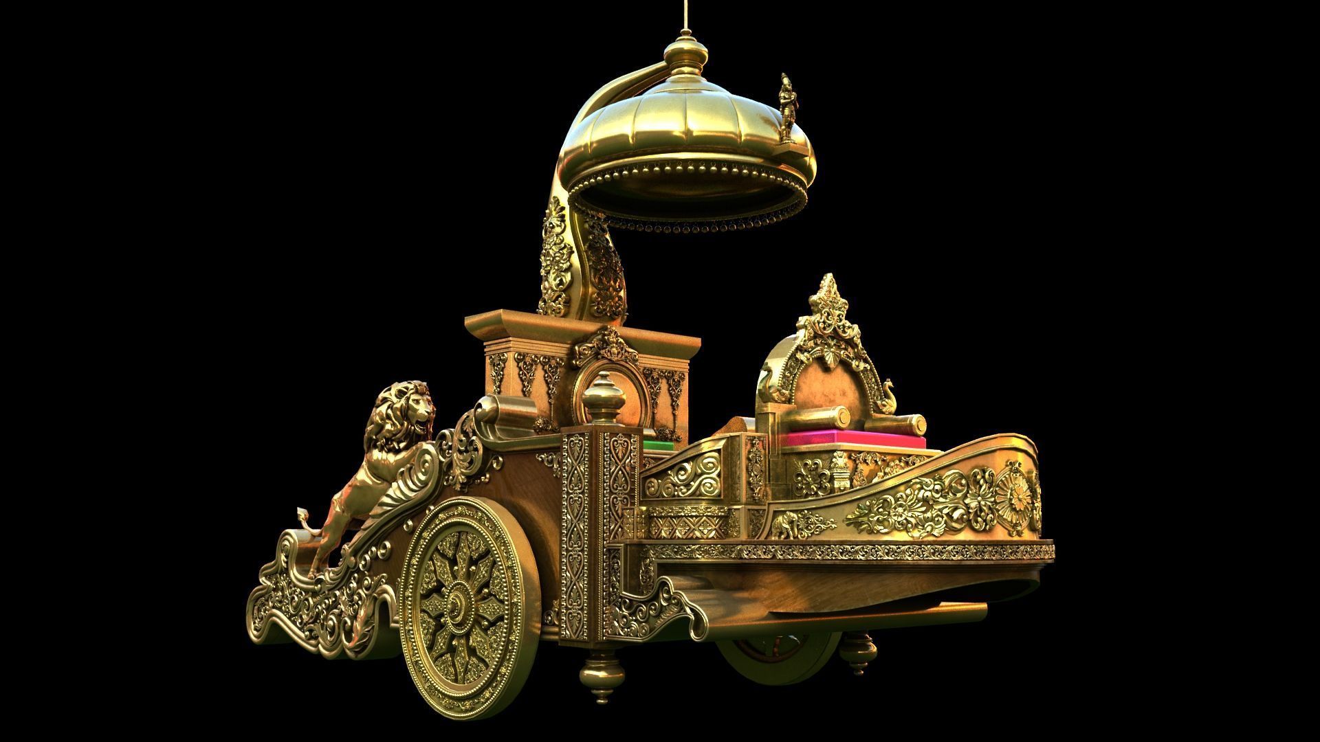 chariot  3D model_16