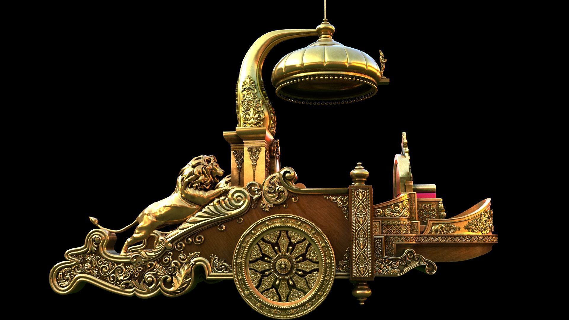 chariot  3D model_17