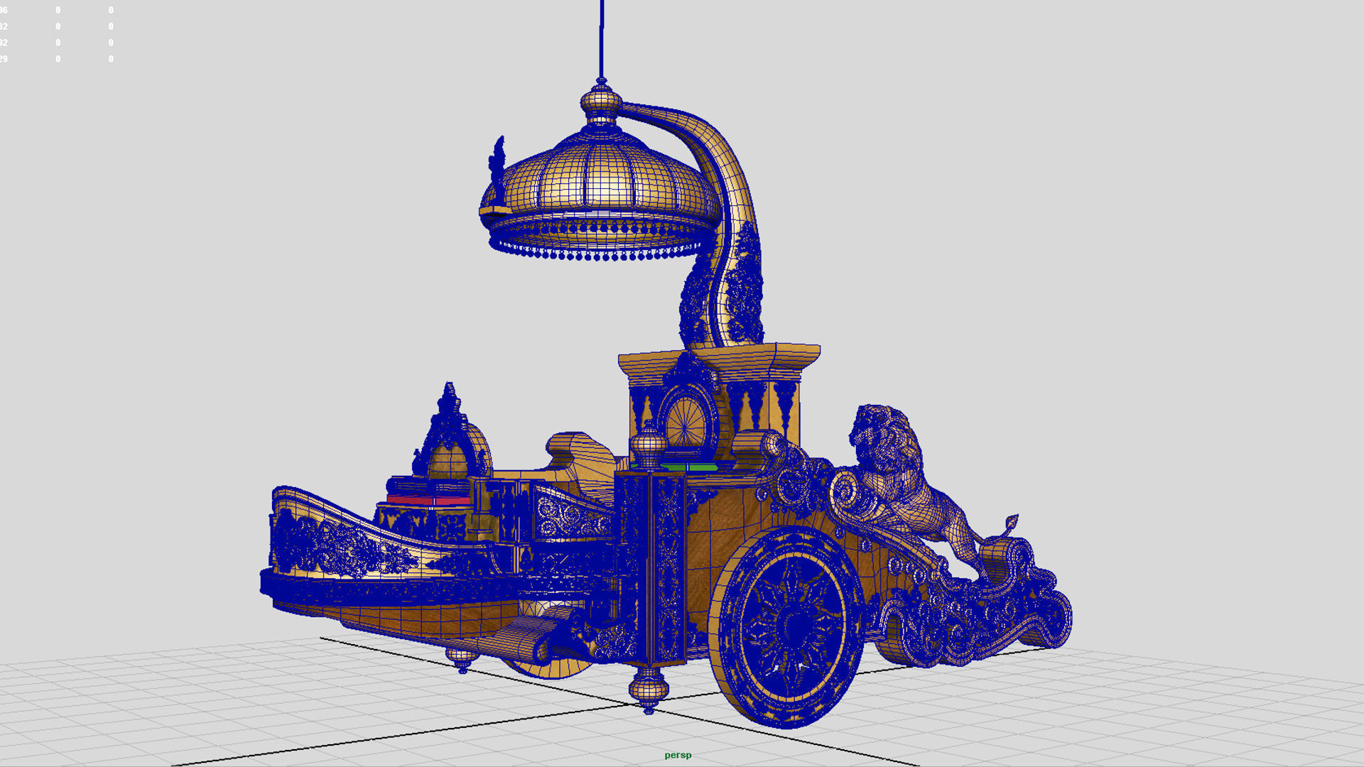 chariot  3D model_12