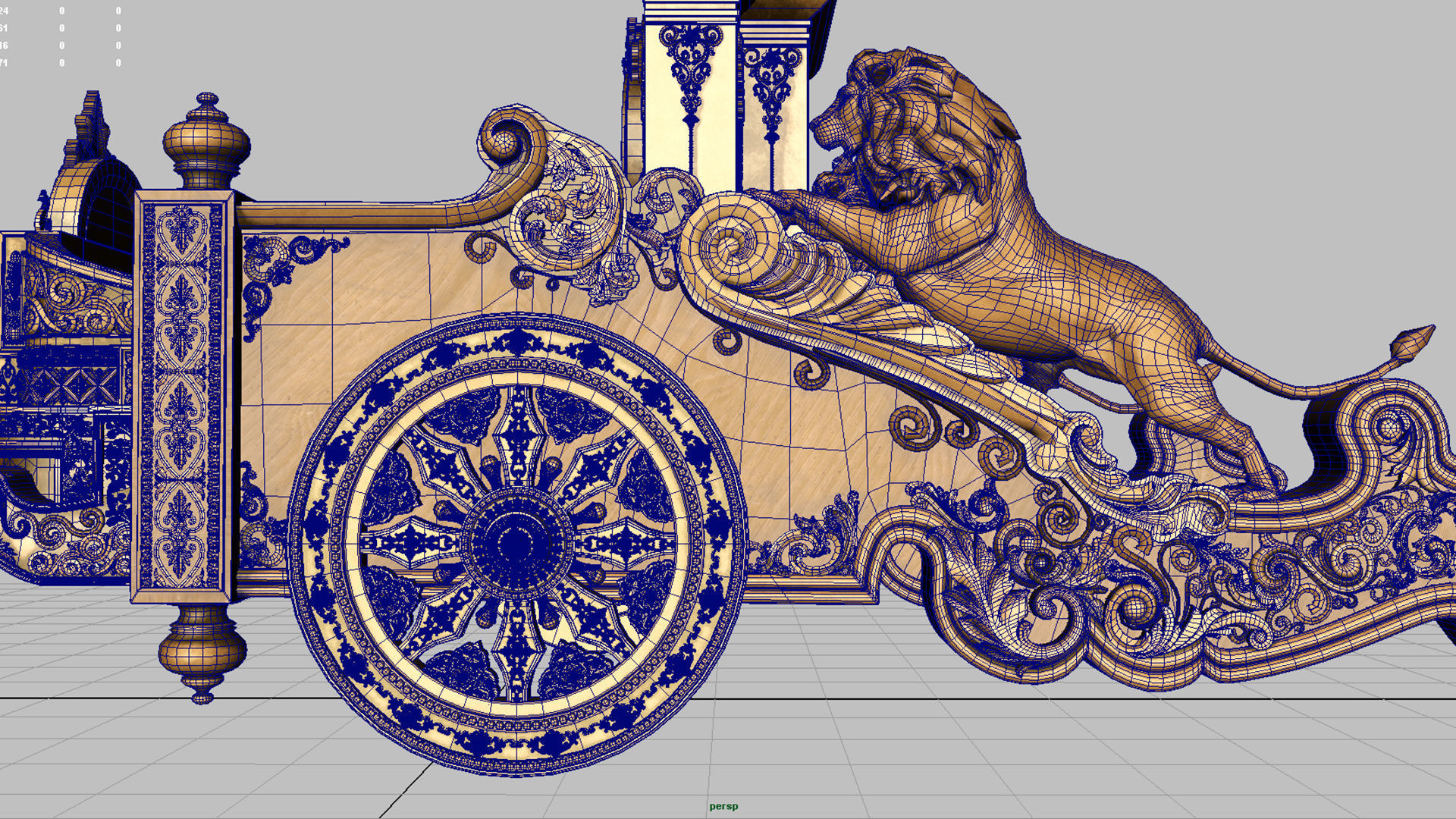 chariot  3D model_10