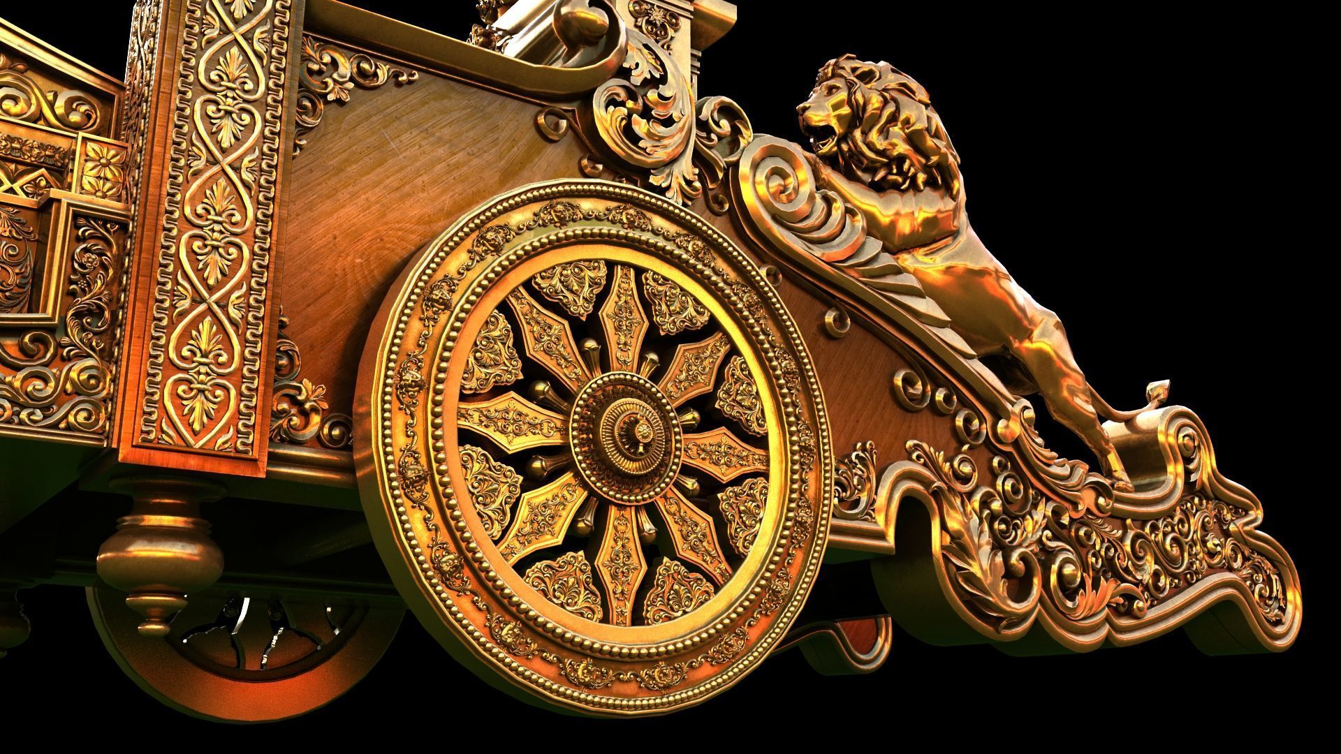 chariot  3D model_21