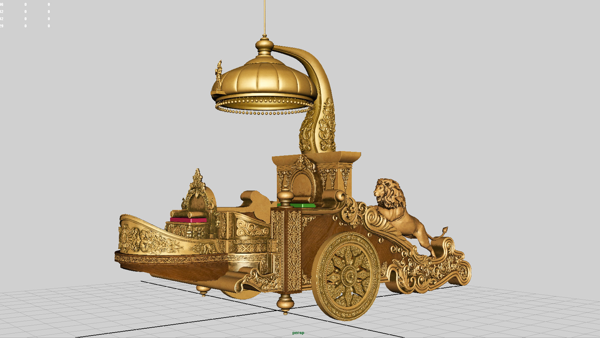 chariot  3D model_13
