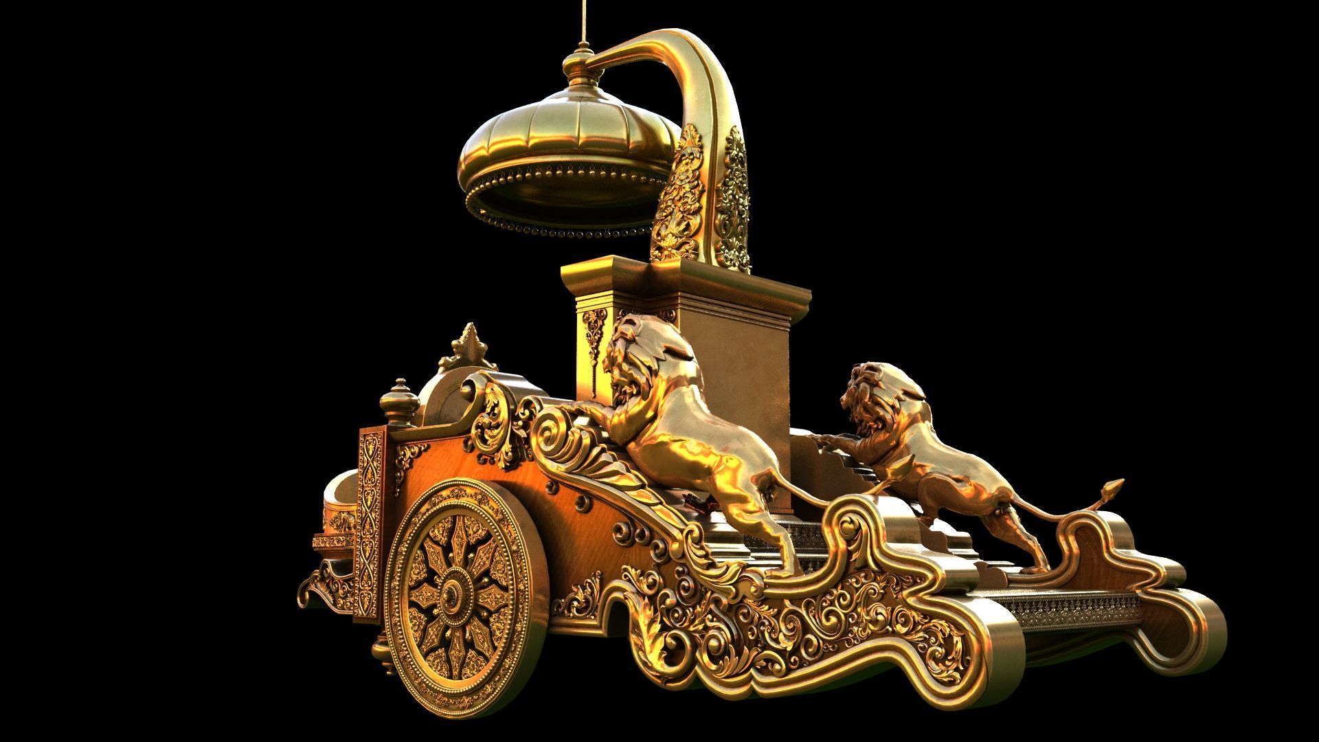 chariot  3D model_20