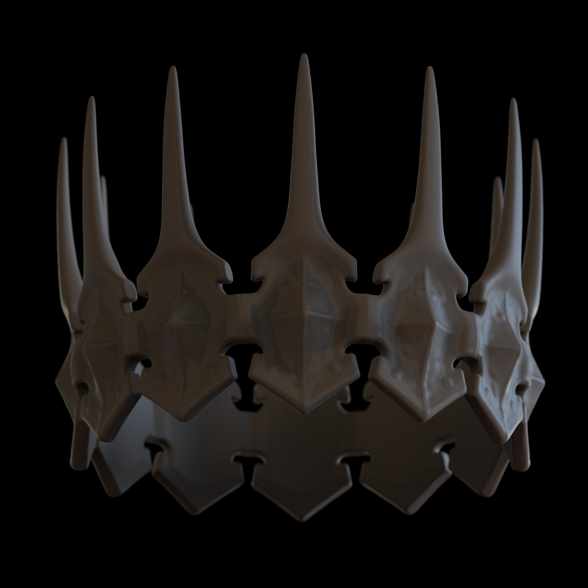 Crown of Shadows 3D print model_8