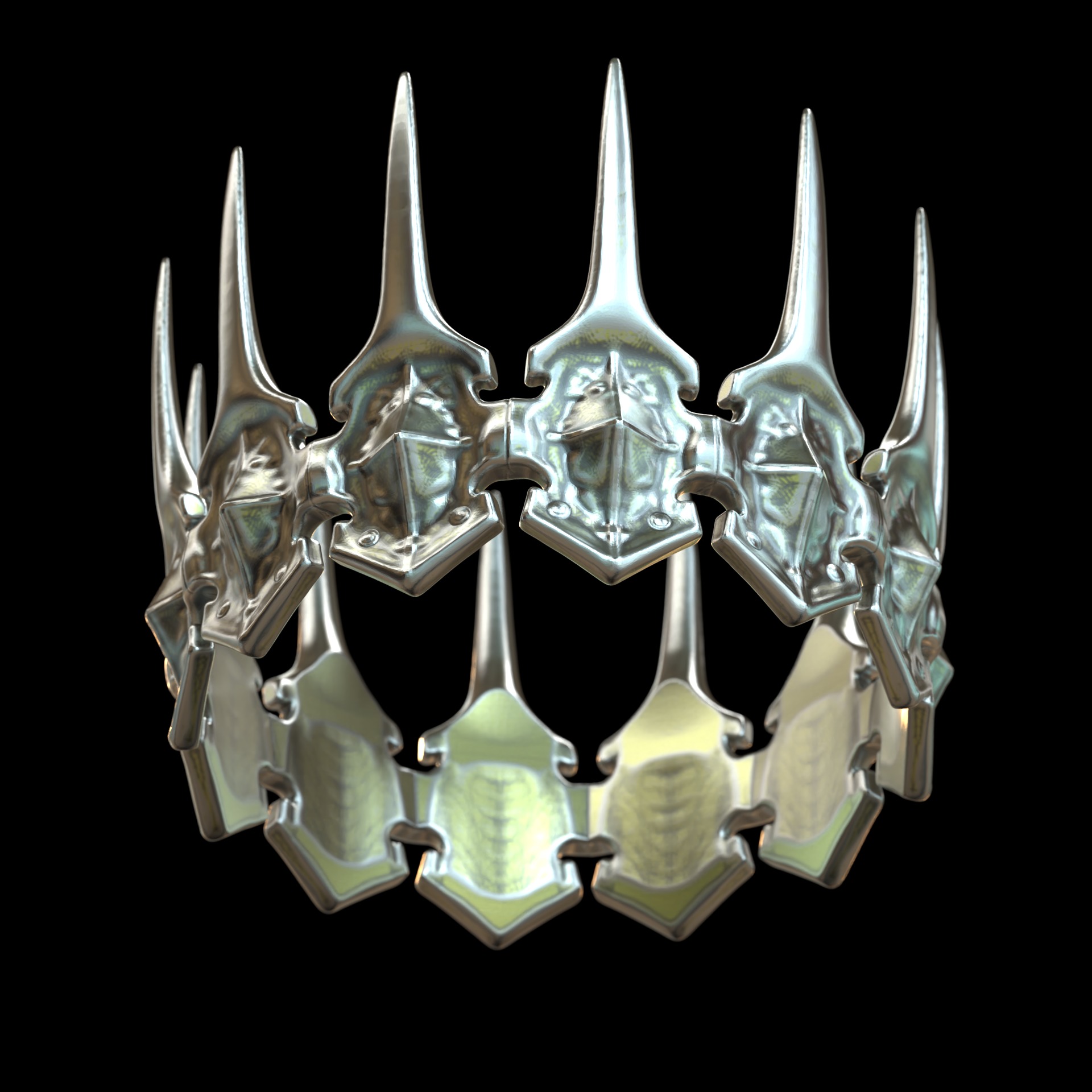 Crown of Shadows 3D print model_4
