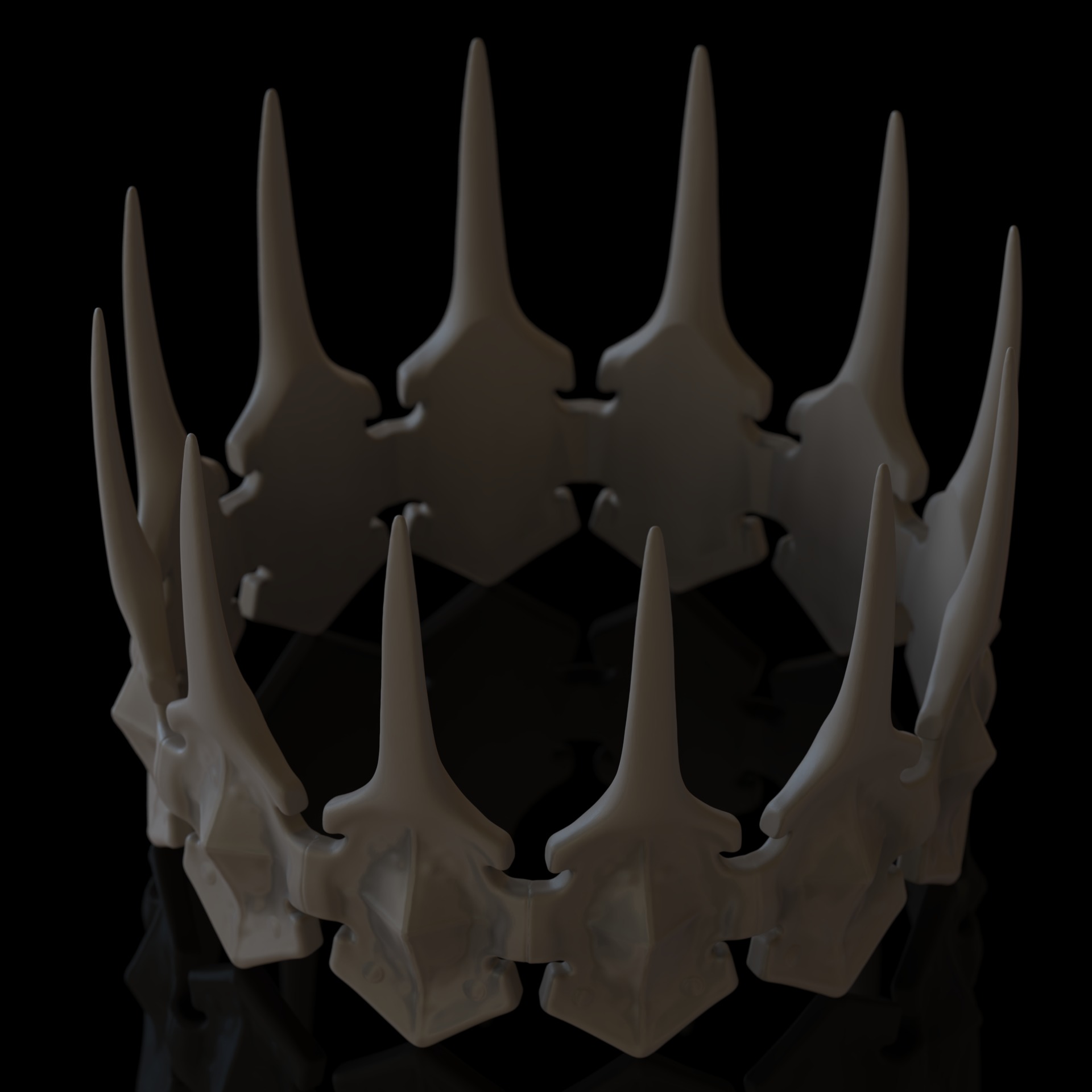 Crown of Shadows 3D print model_11