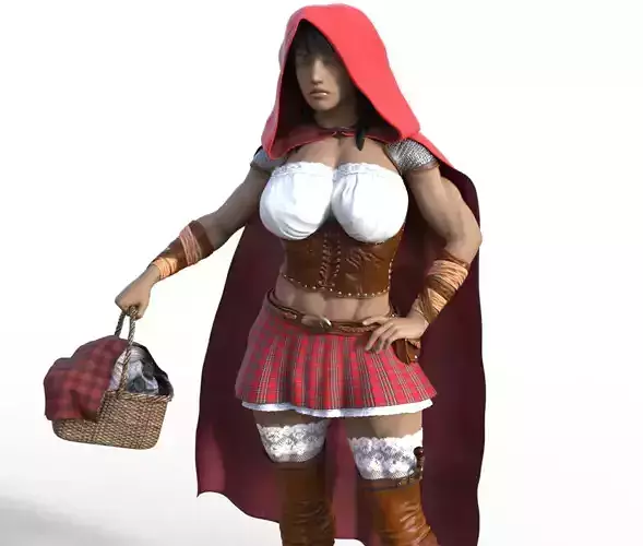 dark little red riding hood