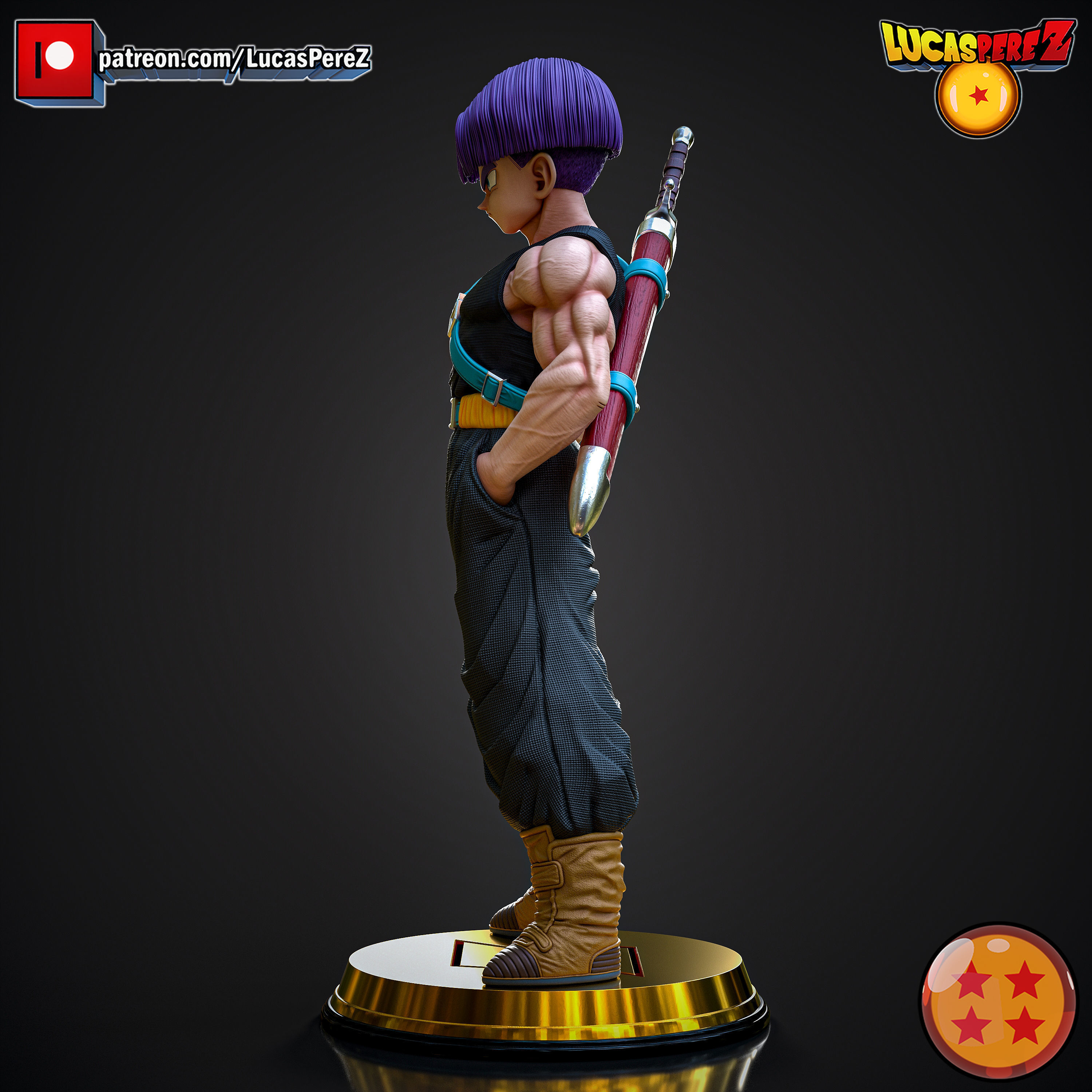 TRUNKS Z WARRIORS 3D print model_7