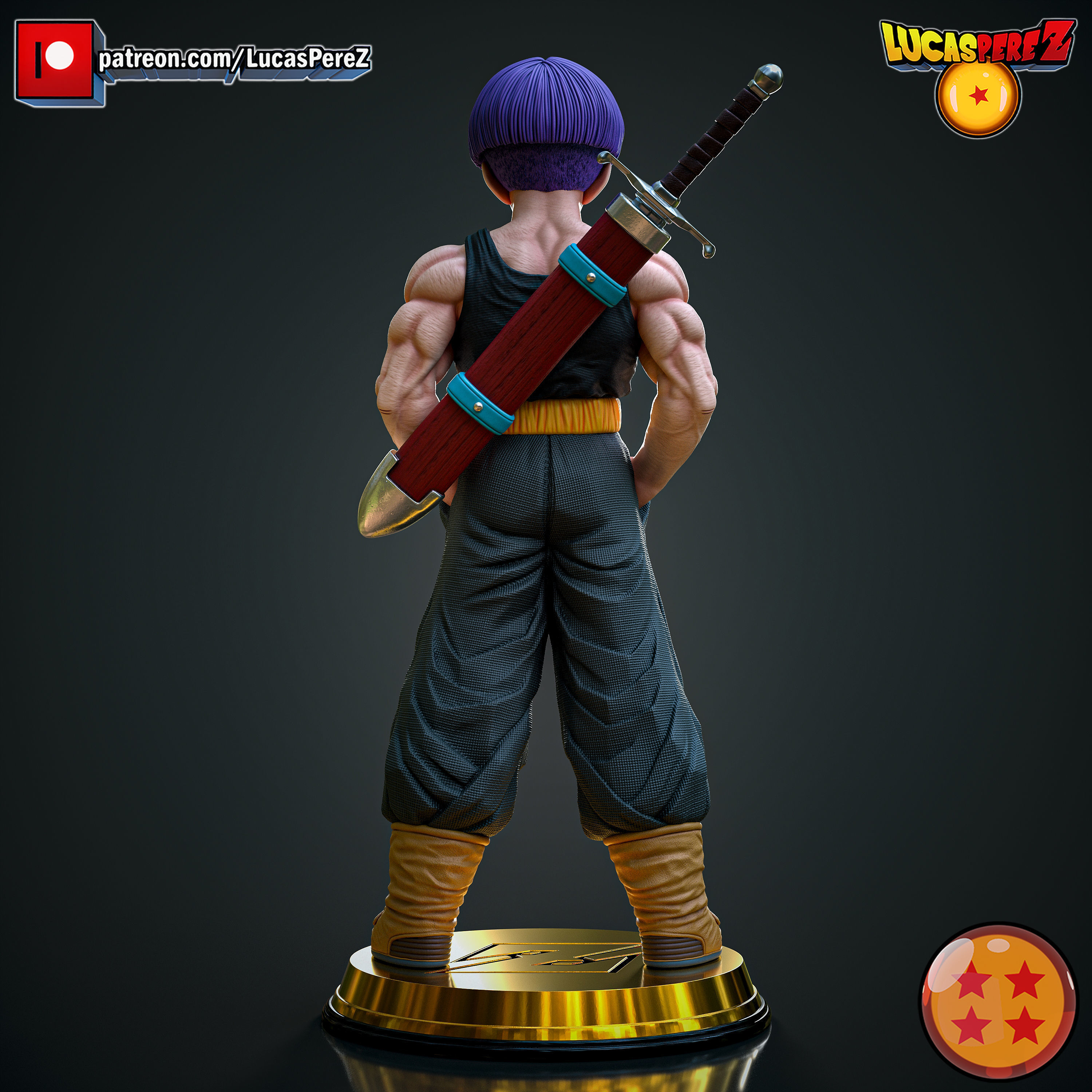 TRUNKS Z WARRIORS 3D print model_9