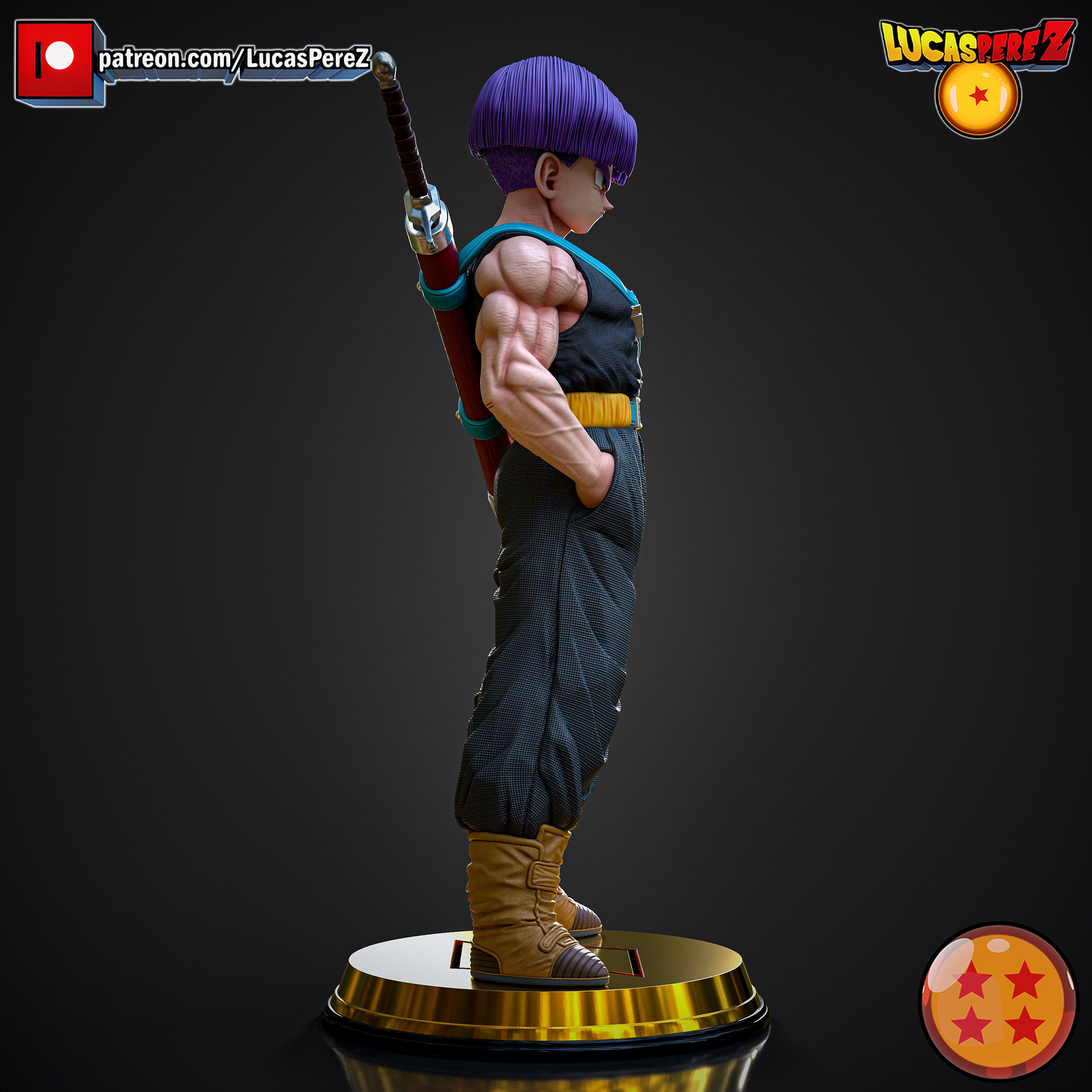 TRUNKS Z WARRIORS 3D print model_11