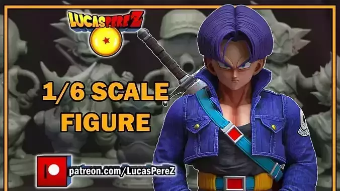 TRUNKS Z WARRIORS 3D print model