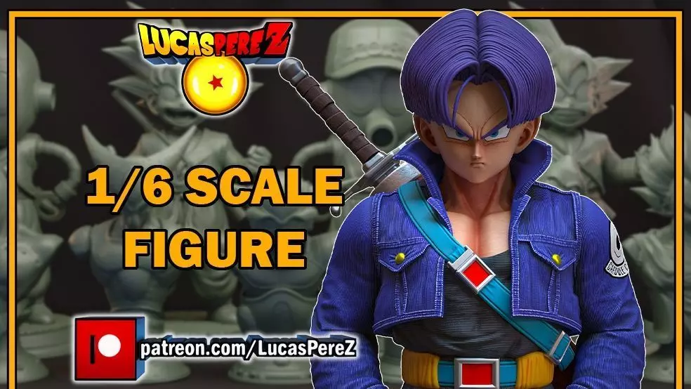 TRUNKS Z WARRIORS 3D print model_0