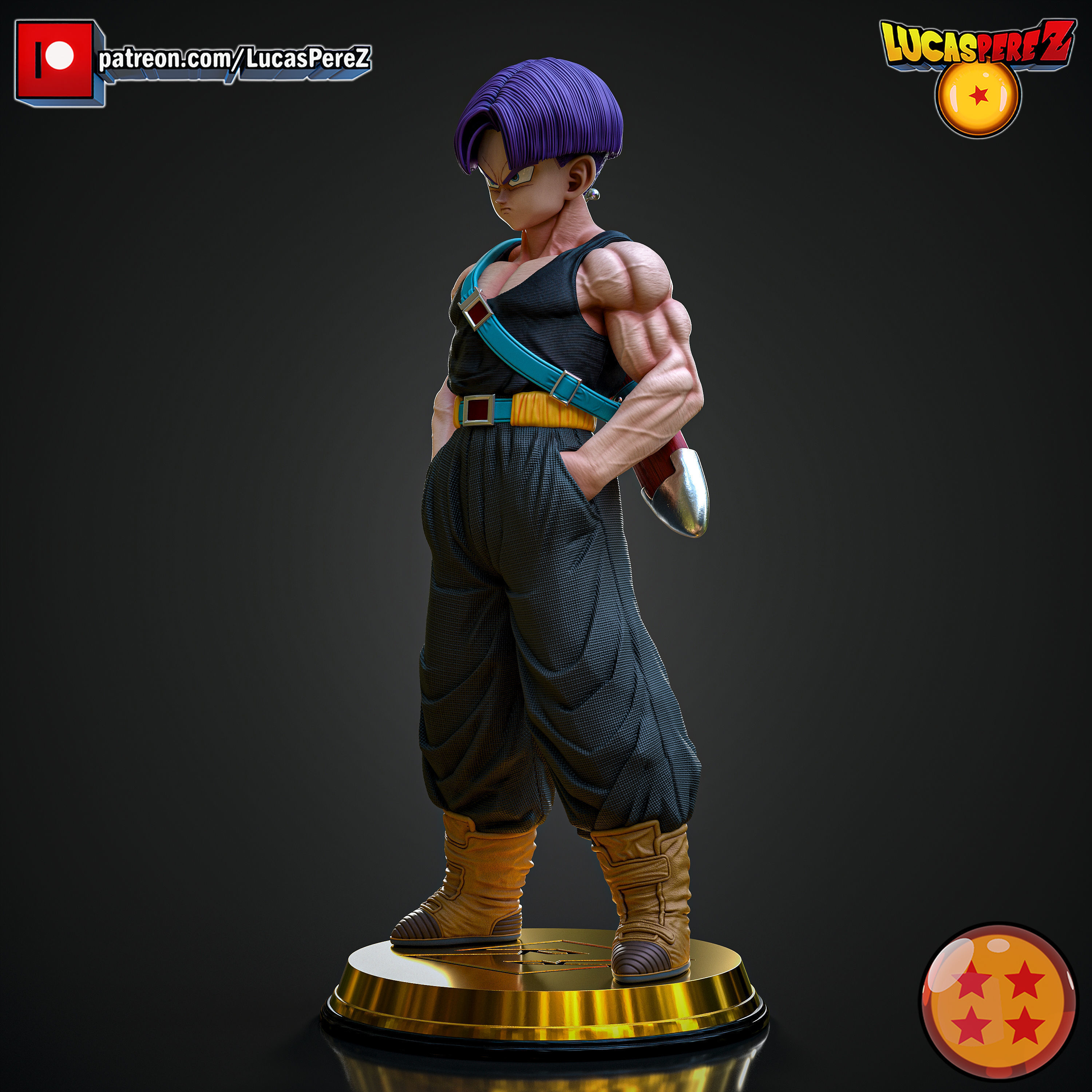 TRUNKS Z WARRIORS 3D print model_6